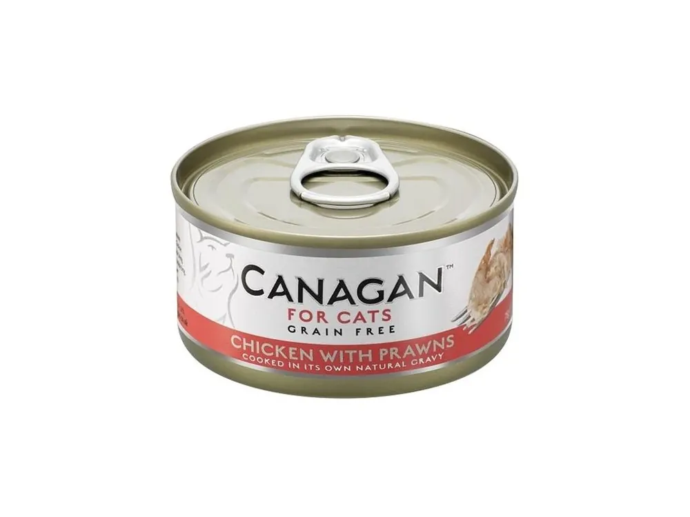 Canagan Cat konzerva - Kuře a Krevety 75 g Levný