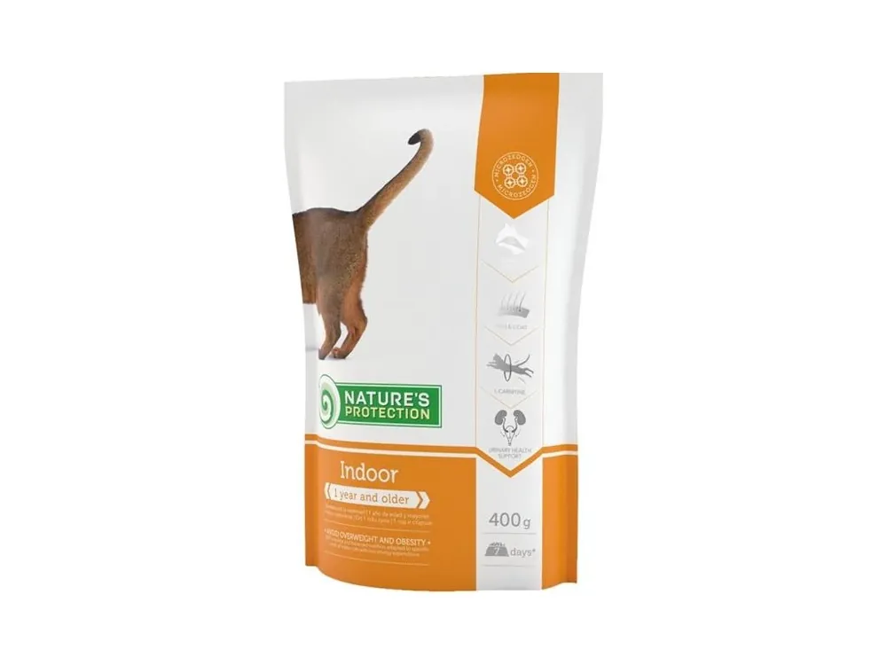 Ověřený Nature‘s Protection Cat Dry Indoor 400 g