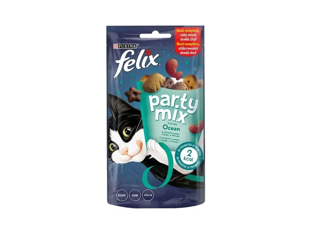 Felix Snack Cat - Party Mix Ocean Mix 60 g Nová Kolekce
