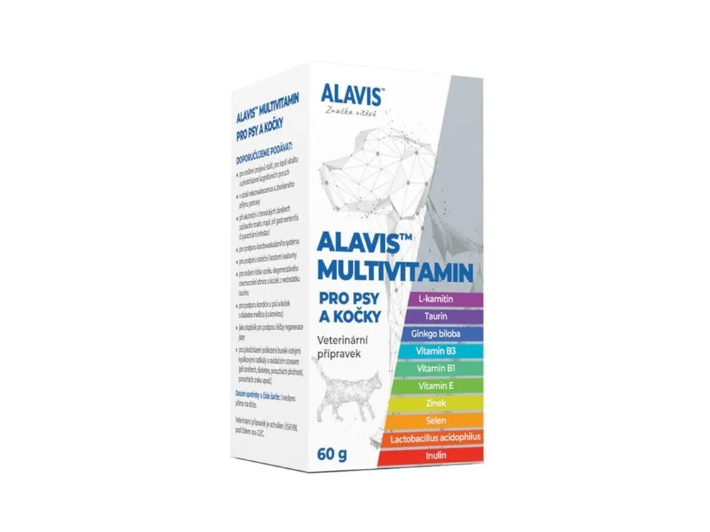 Alavis Multivitamín pro psy a kočky 60 g Expresní Doručení