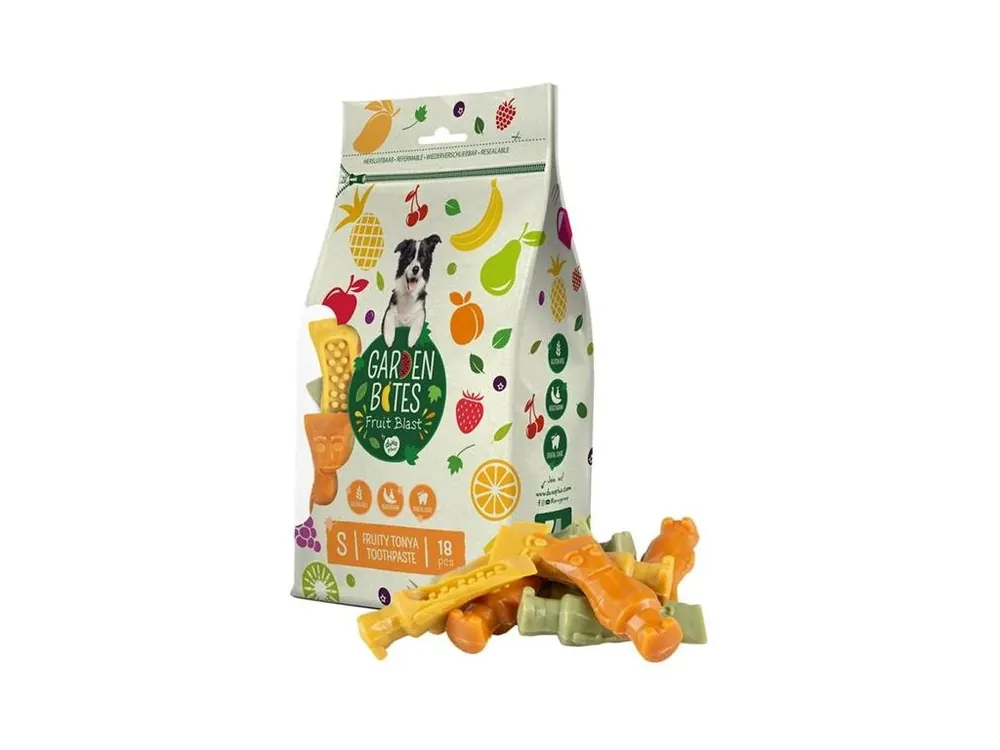 Levný Garden Bites Fruity - zubní pasta (vel. S)