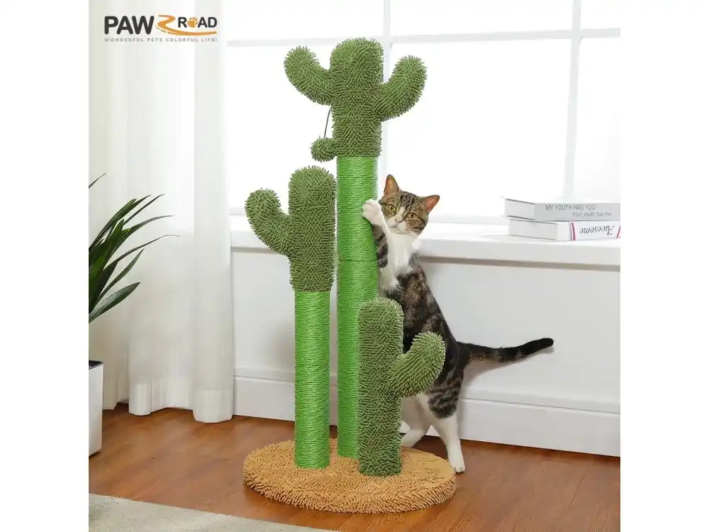 Škrábací sloupky pro kočky KAKTUS (83 cm) Ověřený