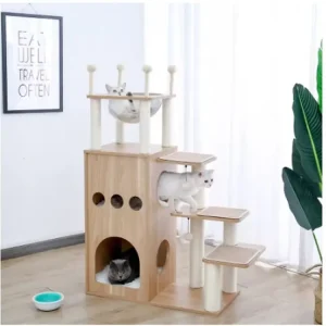 Levný KOČIČÍ STROM - moderní, designový (130 cm)
