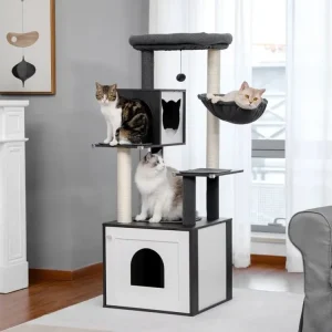 KOČIČÍ STROM - moderní, designový (144 cm) Vrácení Zdarma