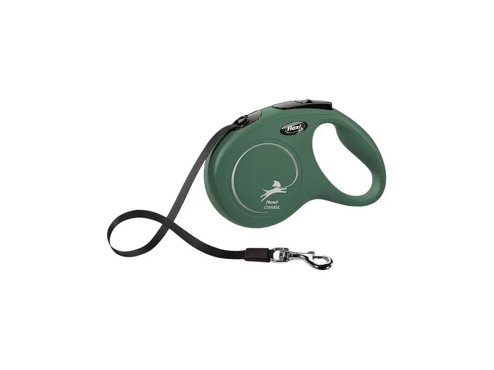 Flexi Classic M pásek Olive 5 m do 25 kg Expresní Doručení