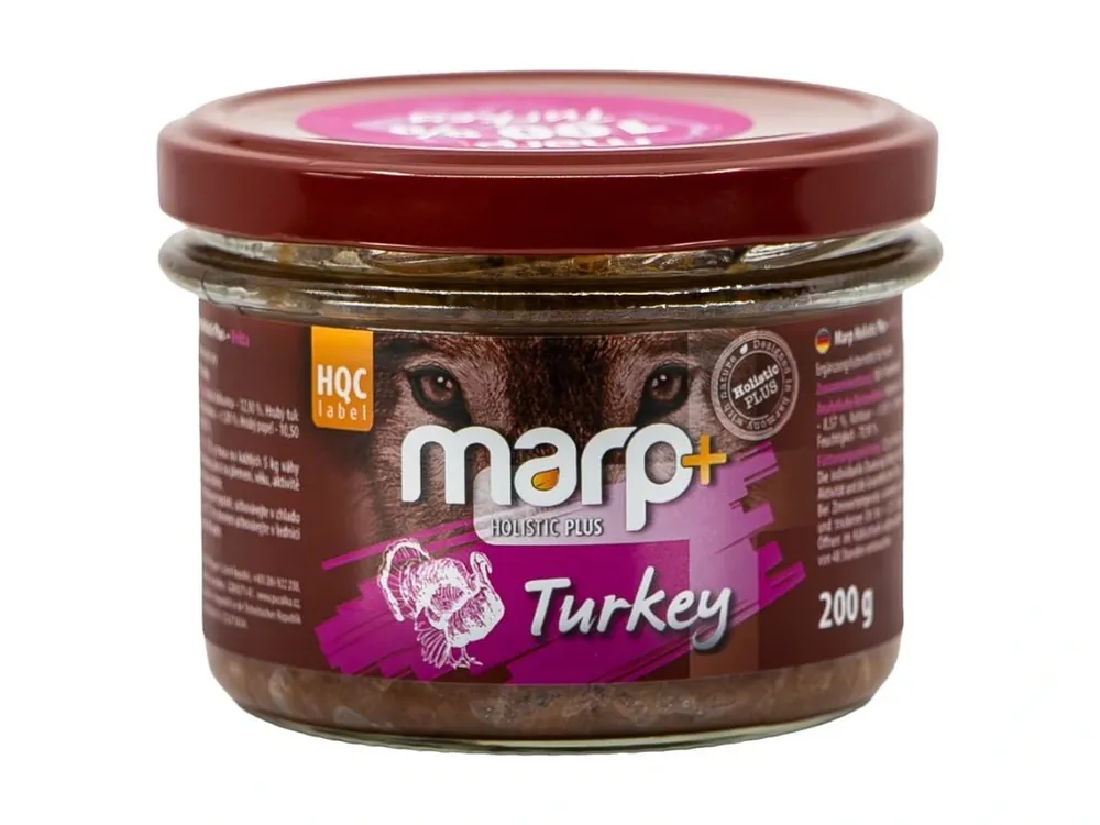 Vysoce Kvalitní Marp 100% krůta ve sklenici pro psy 200 g