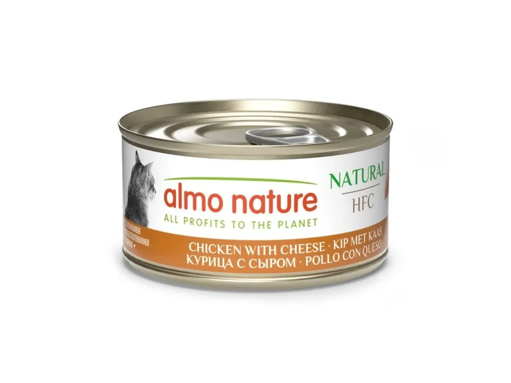 Almo Nature HFC Natural - Kuře a sýr 70g Přímo Od Výrobce