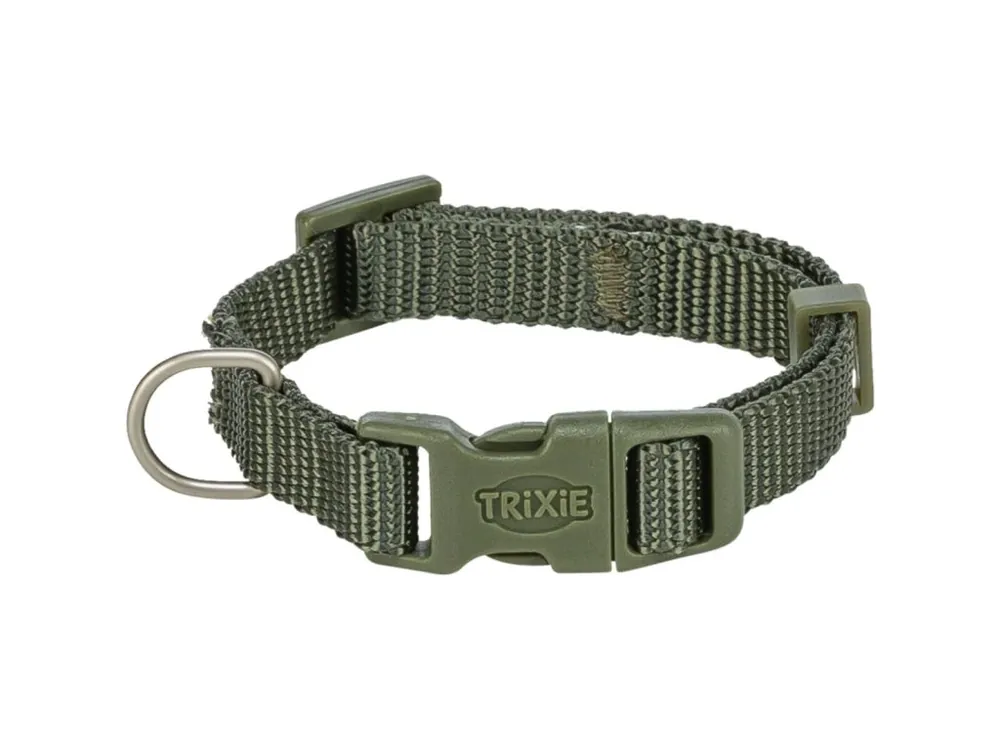 Must-Have Nylonový obojek PREMIUM, olivově zelená