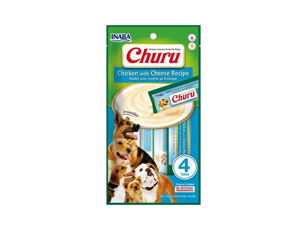 Inaba Churu dog snack kuře a sýr 4x14 g Koupit Online