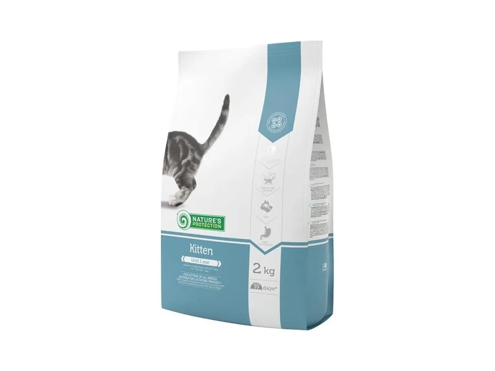 Nature‘s Protection Cat Dry Kitten 2 kg Dokud Zásoby Vydrží