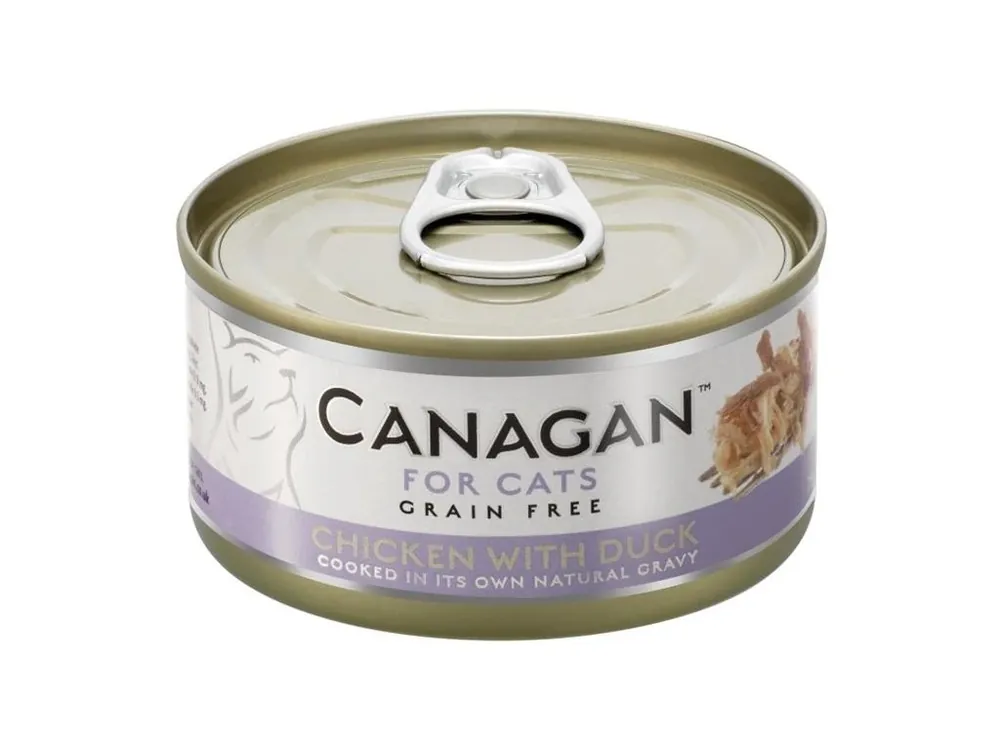 Rychlé Dodání Canagan Cat konzerva - Kuře a kachna 75 g