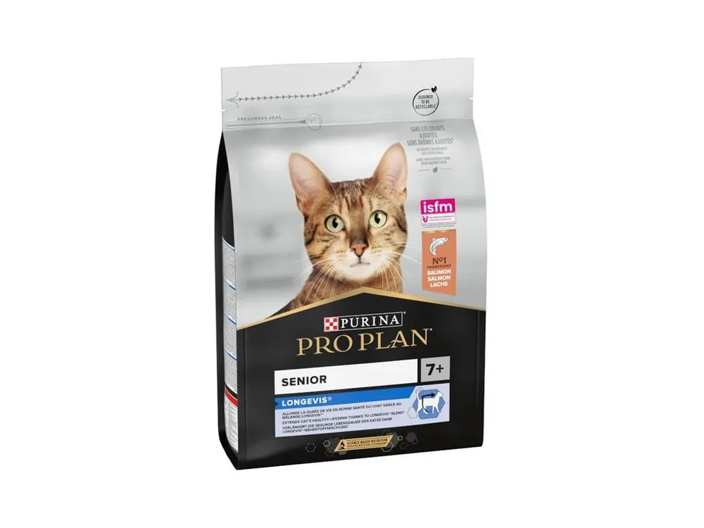 Pro Plan Cat Senior Longevis losos 3 kg Akční Cena