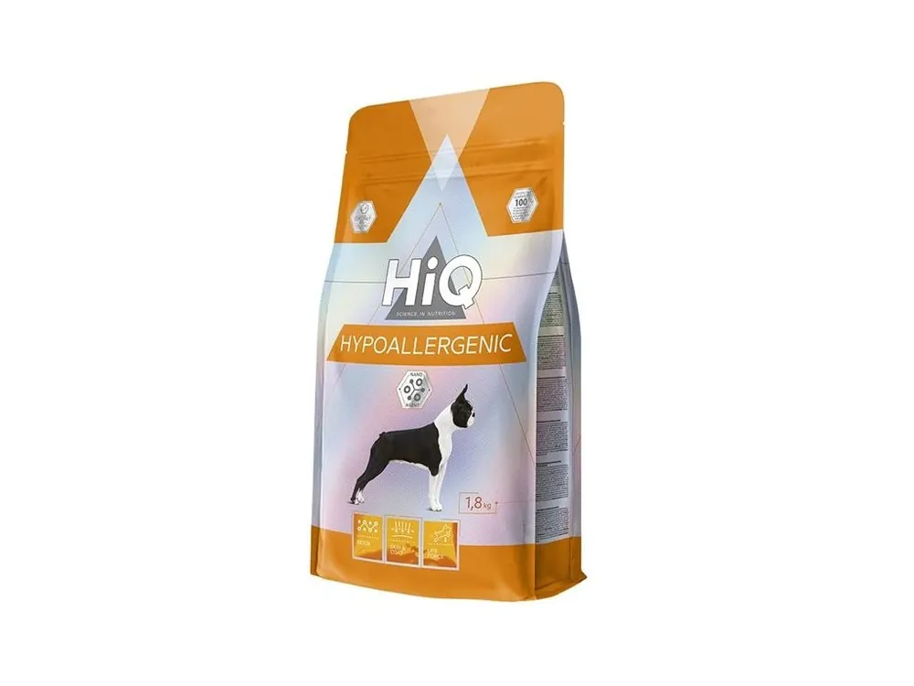 HiQ Dog Dry Adult Hypoallergenic 1,8 kg Originální