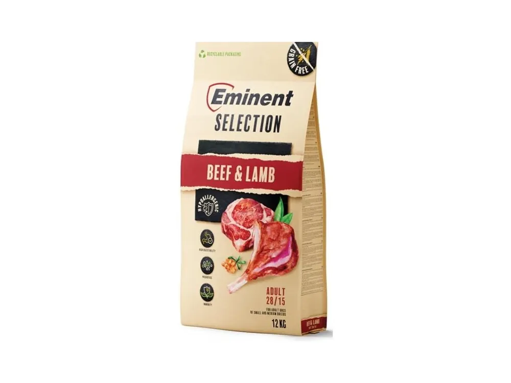 Eminent Selection Adult Beef & Lamb 12 kg Jen Po Omezenou Doba