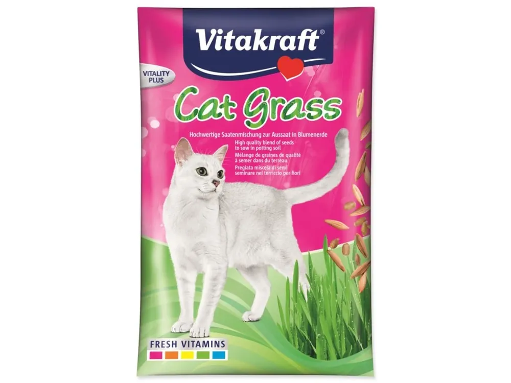 Tráva Vitakraft Cat Grass pro kočky 50g Časově Omezené
