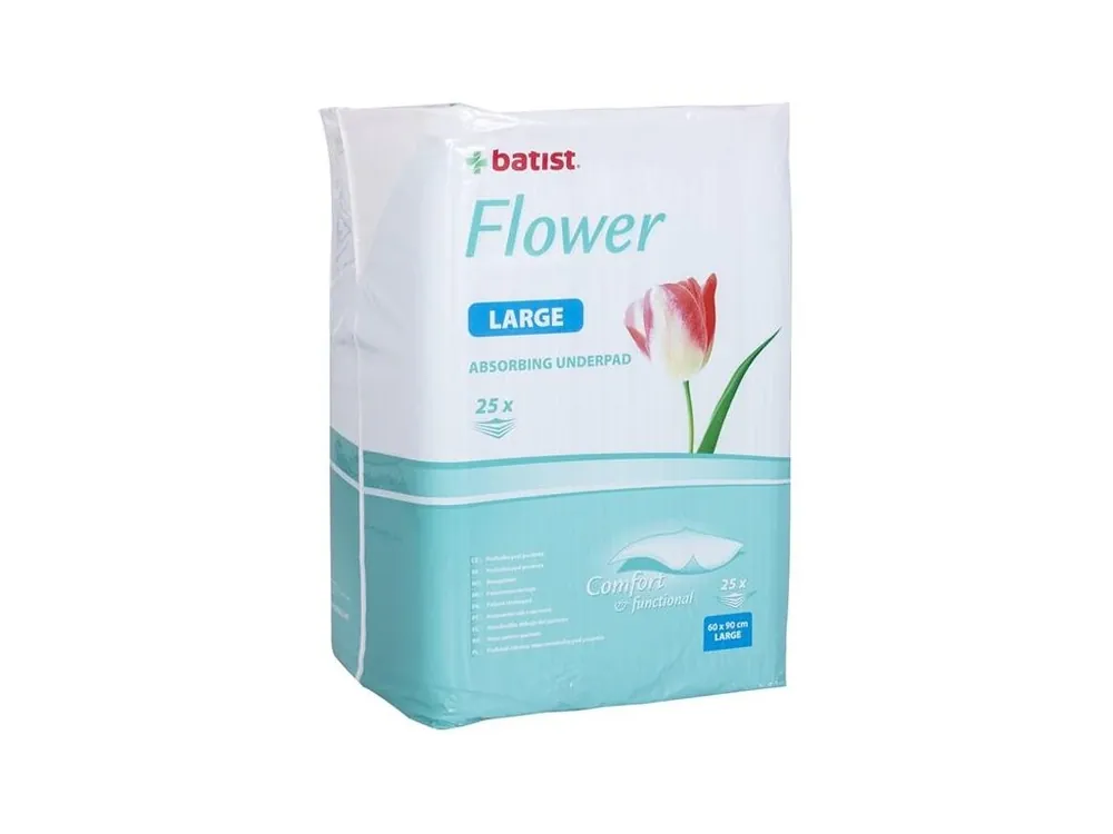 Vrácení Zdarma Podložka absorpční FLOWER 60x90 cm (25 ks)