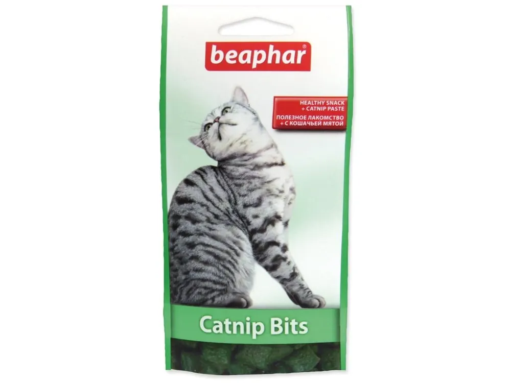 Pochoutka Beaphar Catnip Bits šanta 35 g Nejlepší Cena