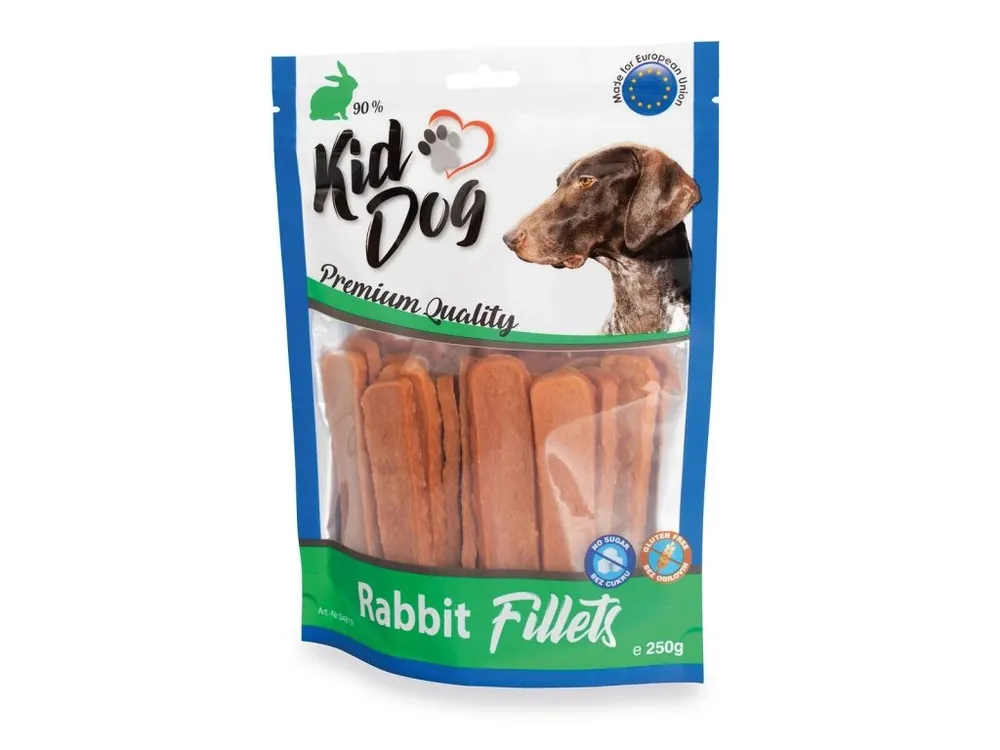 Vrácení Zdarma KIDDOG králičí filetované masíčko 250 g