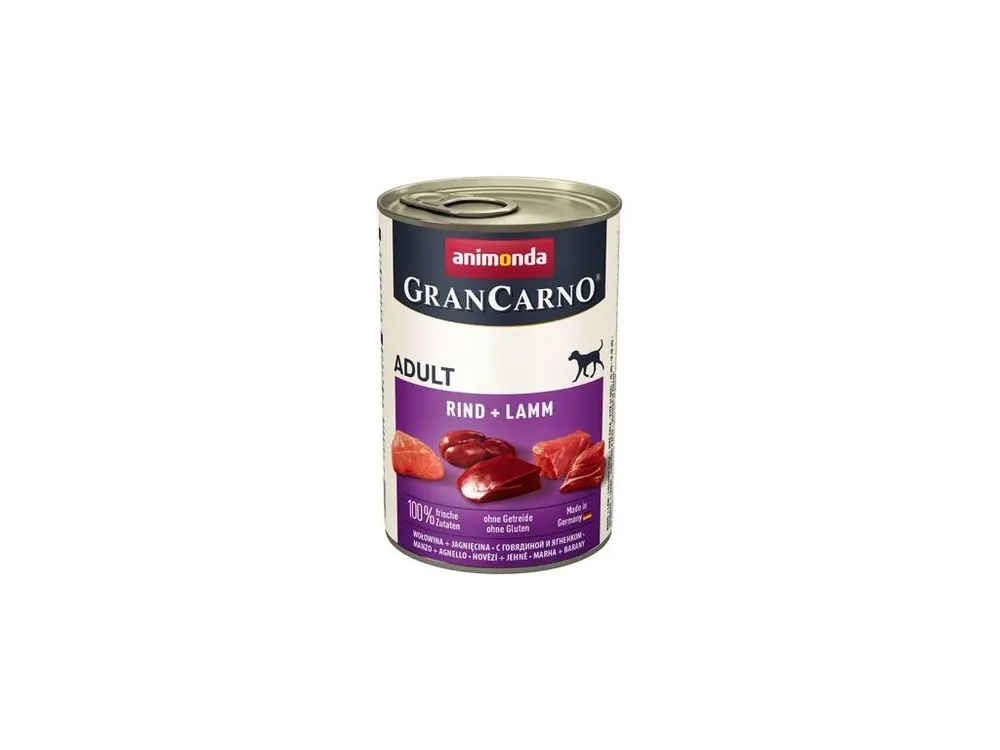 Originální GRANCARNO Adult - hovězí, jehněčí 400 g