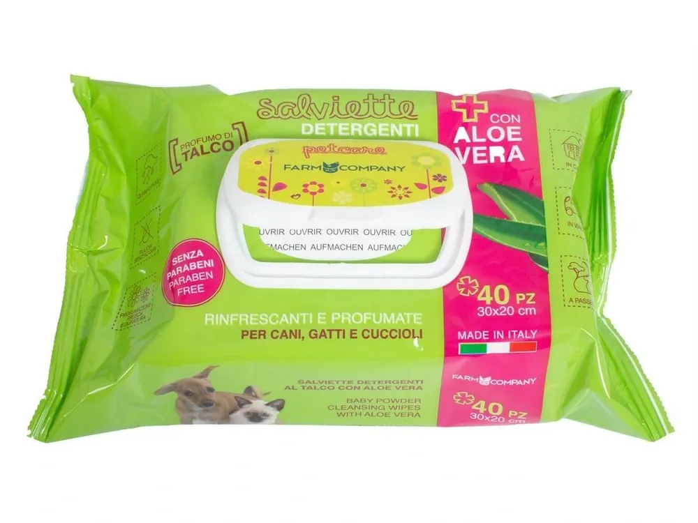 Expresní Doručení Vlhčené čistící ubrousky s Aloe Vera