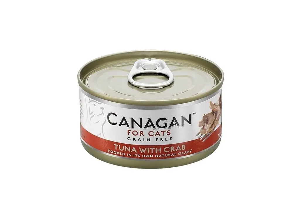 Autentický Canagan Cat konzerva - Tuňák a Krab 75 g
