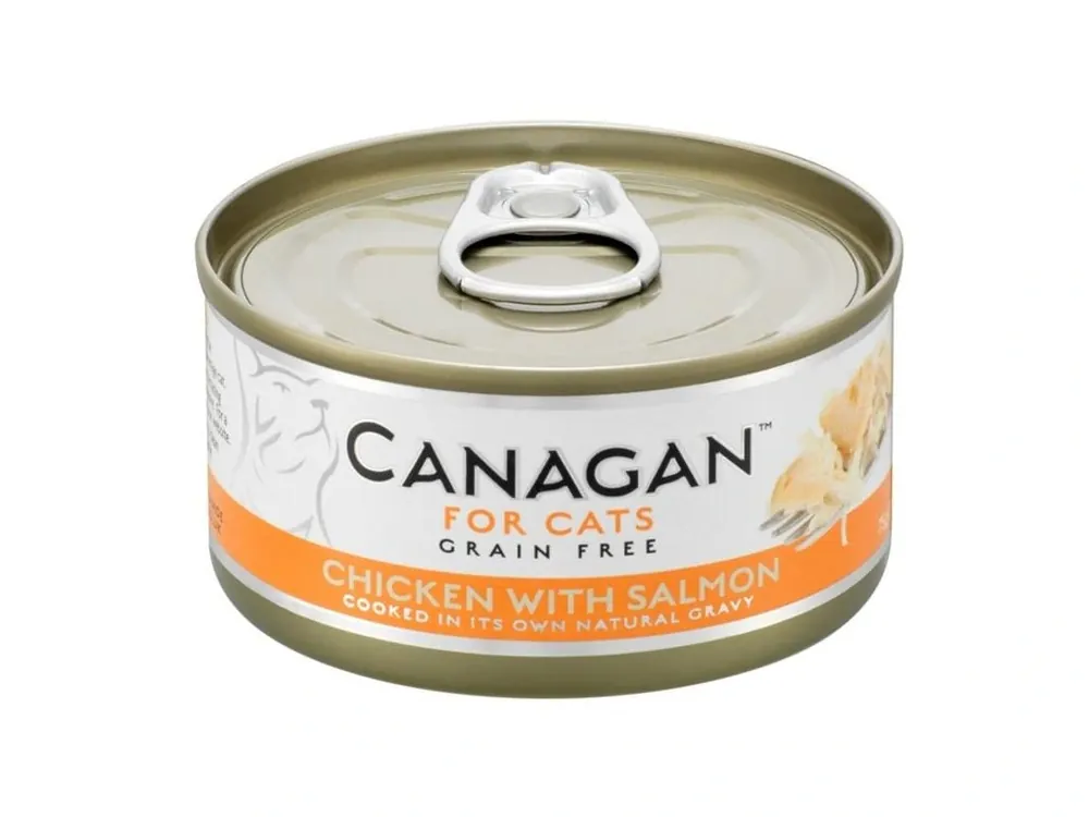 Přímo Od Výrobce Canagan Cat konzerva - Kuře a losos 75 g