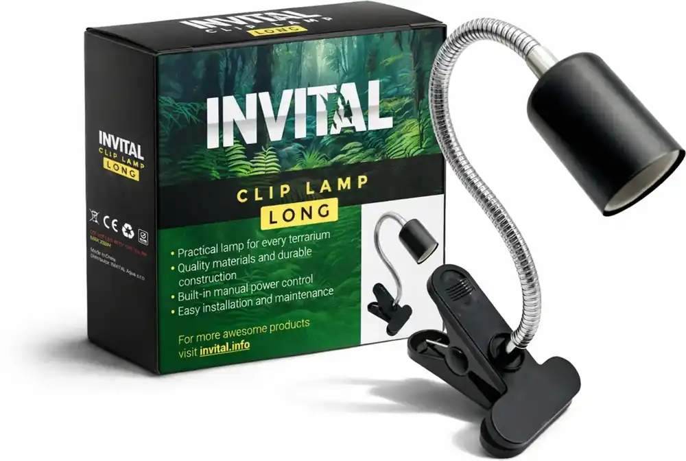 INVITAL ClipLamp Long terarijní lampa se svorkou Speciální Cena