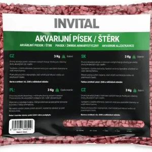 Akvarijní štěrk fluo růžový 4 - 8 mm 3 kg Rychlé Dodání