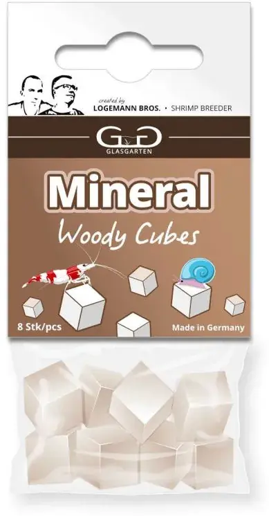 GlasGarten Mineral Woody Cubes 8 kusů Aktuální