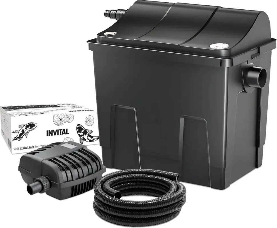Set netlakové filtrace pro jezírko do 3000 l (bez UV) Vrácení Zdarma