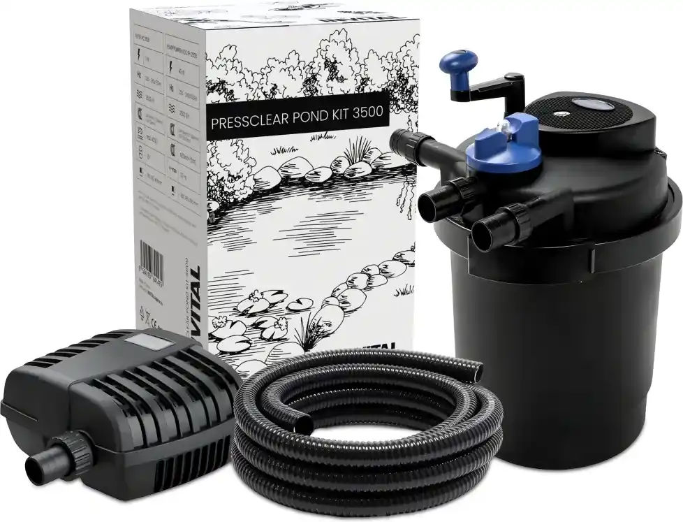 Set tlakové filtrace pro jezírko do 3500 l Vysoce Kvalitní