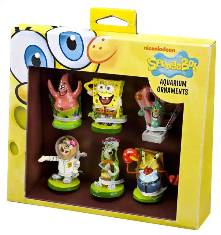 Top Prodej SpongeBob sada 6 akvarijních dekorací