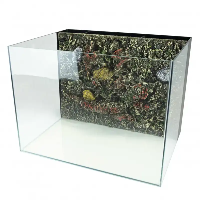 Optiwhite akvárium se zadní filtrací a pozadím 45x36x32cm - poškozený produkt Víkendová Akce