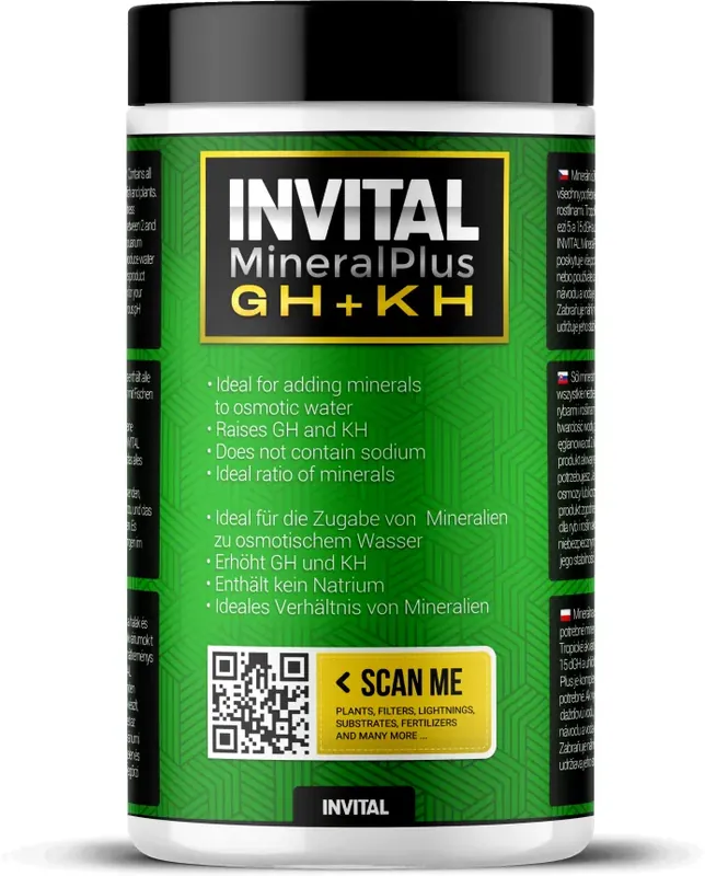 INVITAL MineralPlus GH+KH 1100 g pro doplnění minerálů Akční Cena