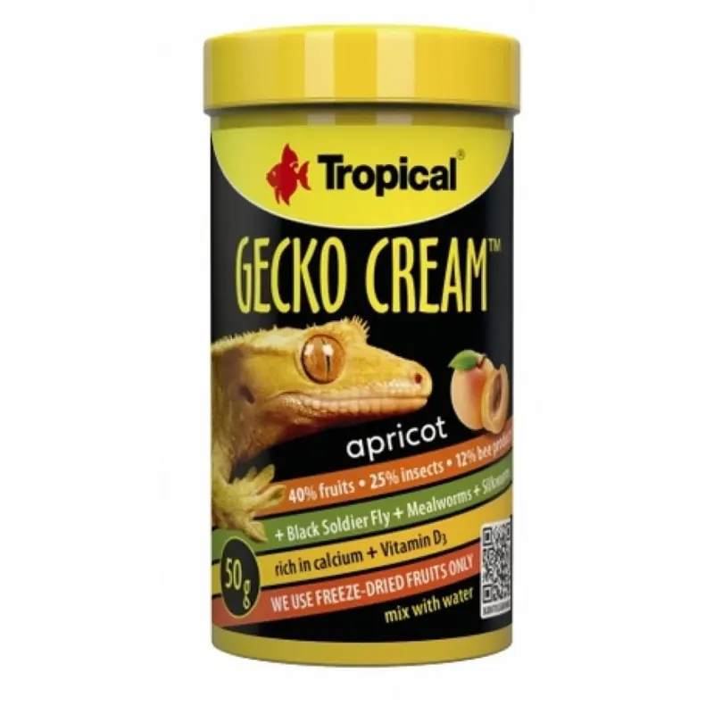 Tropical Gecko Cream apricot 100 ml Cenově Výhodný