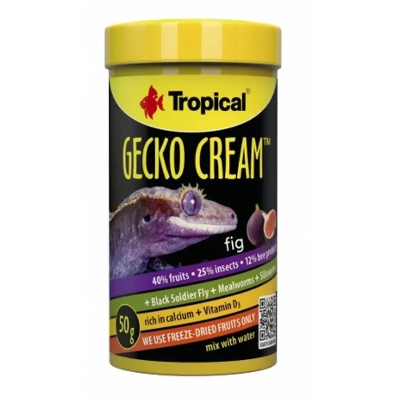Tropical Gecko Cream fig 100 ml Ověřený