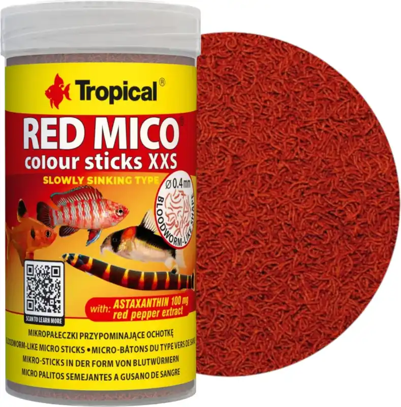 Tropical Red Mico Colour Sticks XXS 250 ml Novinka