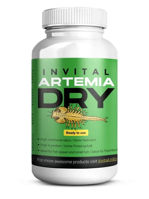 INVITAL Artemia Dry odskořápkovaná artemie 50 g Novinka
