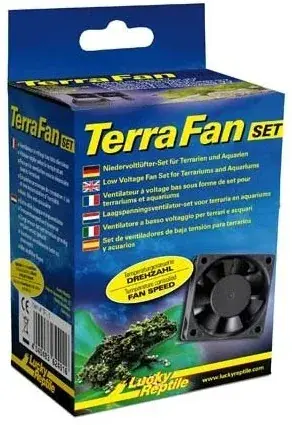 Zlevněný Lucky Reptile Terra Fan Set AC adaptér + 2 ventilátory
