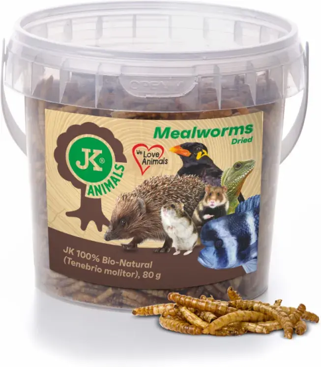 Poslední Šance Dried Mealworms - Sušení mouční červi 80 g /kbelík