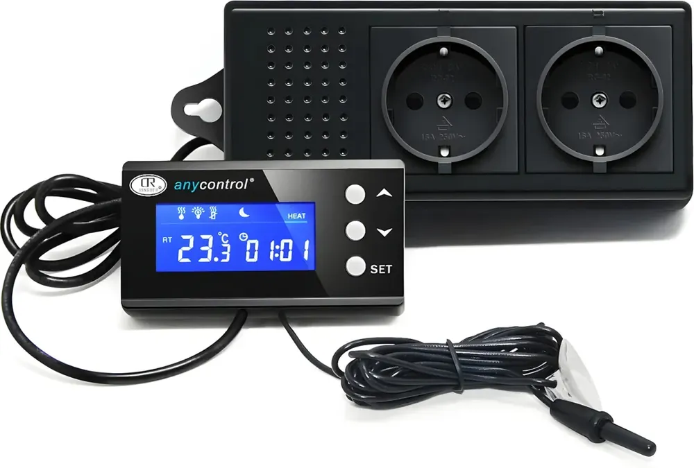 Značkový Digitální kontrolér a termostat pro terária a akvária - vrácený produkt
