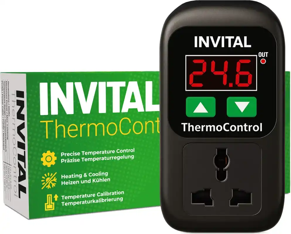 INVITAL ThermoControl elektronický termostat pro terária a akvária Nejprodávanější