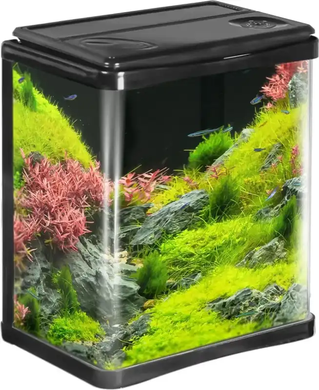 Pouze Dnes Mini akvarijní set 3 l s LED osvětlením a vnitřní filtrací černý
