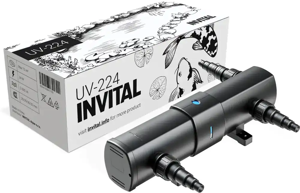 INVITAL UV lampa UV-224 24W - poškozený produkt Zlevněný