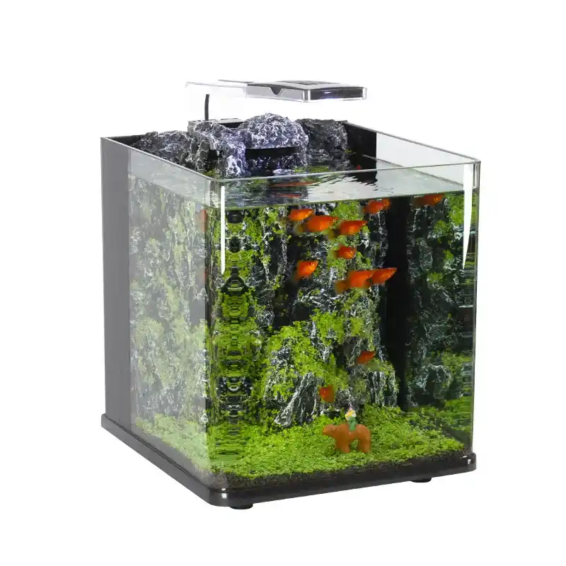 INVITAL Nano LED akvárium 20l s biofiltrací a 3D pozadím - poškozený produkt Přímo Od Výrobce