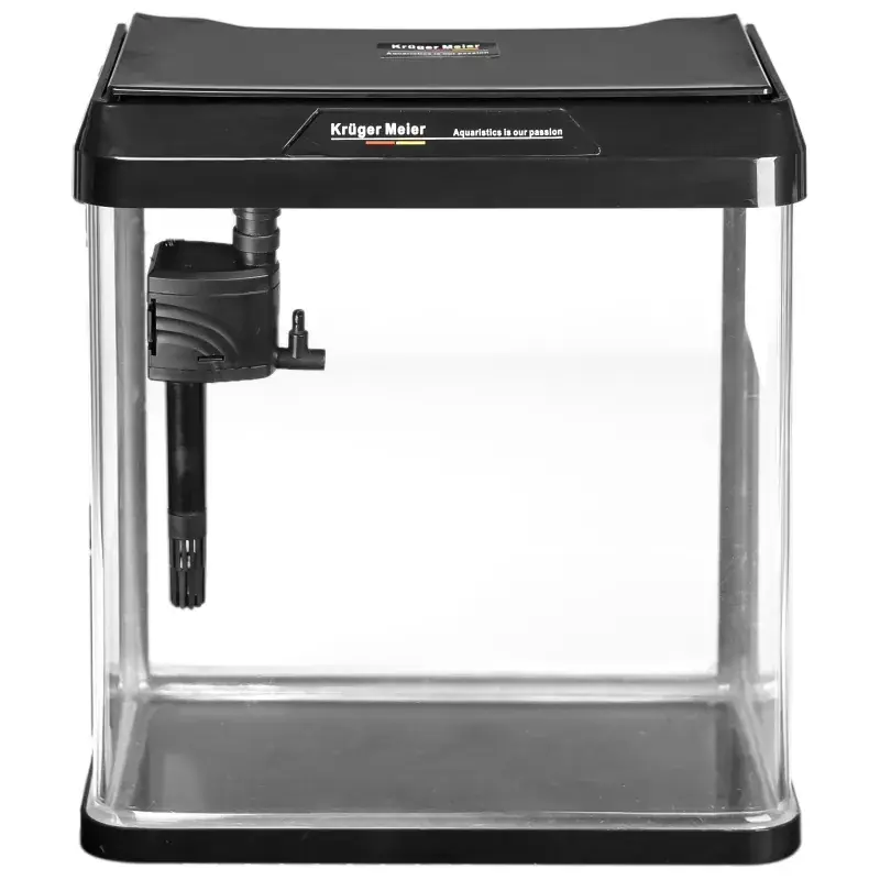 Kruger Meier Como Aquarium 7l akvarijní set černý - poškozený produkt Zlevněný