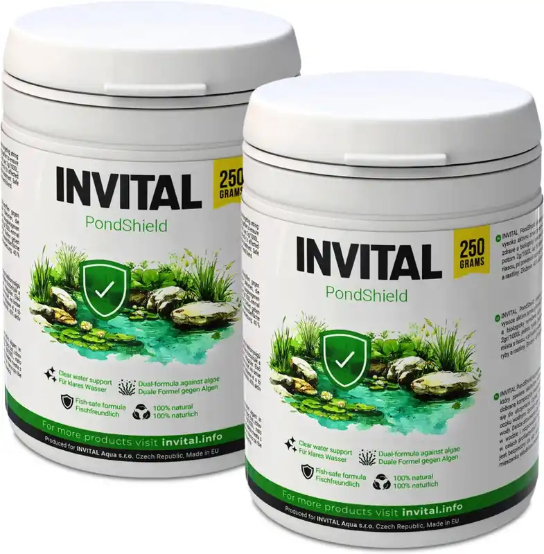 Sada 2 ks INVITAL PondShield 250 g pro jezírko bez řas Zlevněný