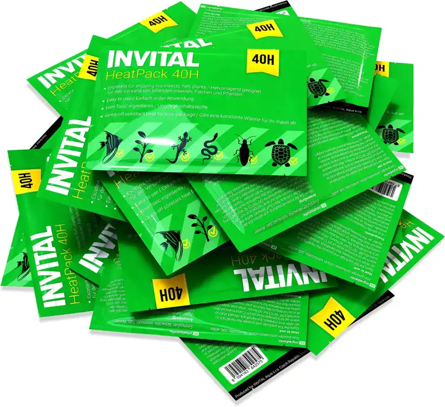 Autentický INVITAL HeatPack 40H výhřevný sáček 50 ks