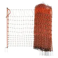 Nejprodávanější Síť vodivá pro drůbež 106 cm, 50 m, oranžová