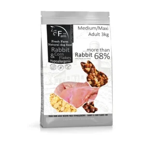 Akce Ani - pet Fresh Farm Adult Medium&Maxi Intolerance - Rabbit & Cornflakes 3 kg